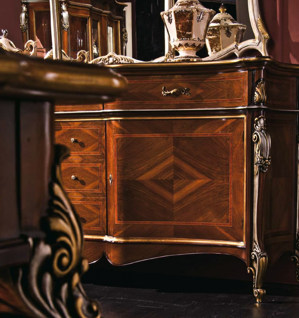 0202N - Credenza 2 porte in noce