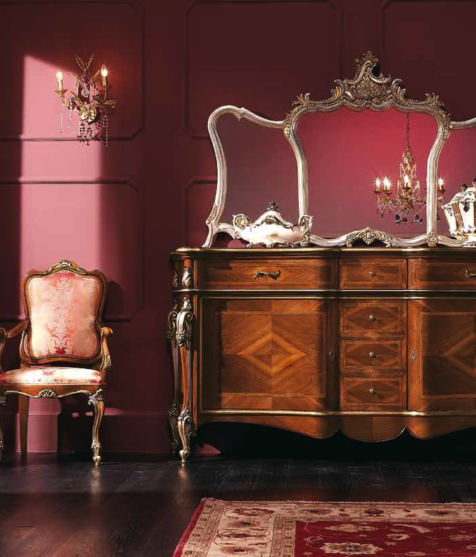 0202N - Credenza 2 porte in noce