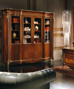Libreria 4 porte in noce