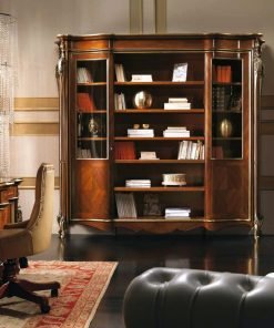 Libreria 2 porte in noce
