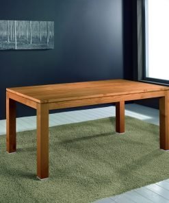 Tavolo allungabile con piano placcato