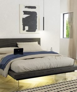 Letto in frassino con testata cannettata