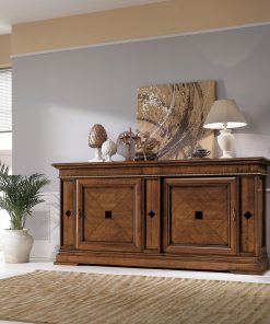 Credenza 2 porte scorrevoli e 2 cassetti