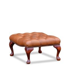 Large Queen Anne footstool