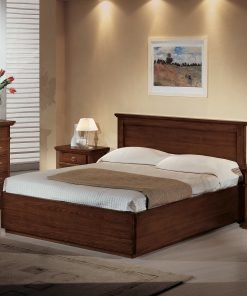 Letto matrimoniale con contenitore