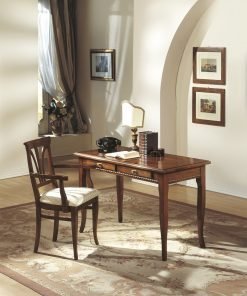Scrittoio 2 cassetti con intarsio parquet