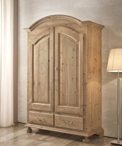 Armadio 2 porte 2 cassetti in abete
