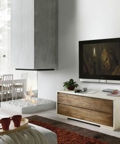 Porta TV 2 cassetti