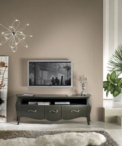 Porta TV bombato 3 cassetti