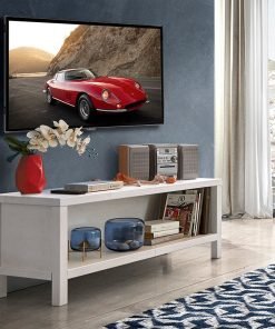 Porta TV con vano a giorno in abete