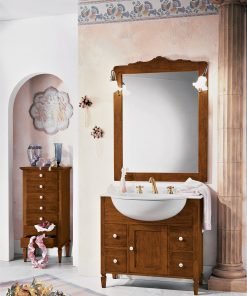 Mobile bagno 1 porta e 4 cassetti