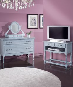 Porta tv 2 cassetti con vano