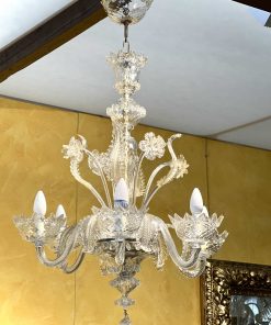 Lampadario in vetro di Murano