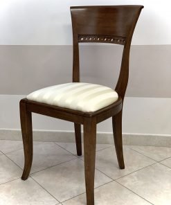 Sedia Biedermeier in noce