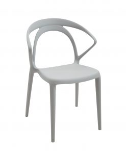 Sedia polipropilene colore grigio chiaro