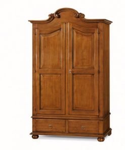 Armadio 2 porte e 2 cassetti massello smontabile