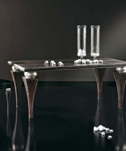 Tavolo fisso con piano legno