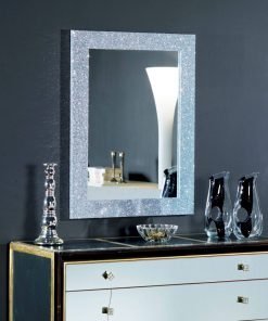Specchiera con cornice brillantinata