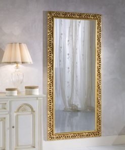Specchiera in foglia oro