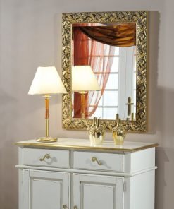 Specchiera in foglia oro