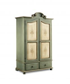 Armadio 2 porte e 2 cassetti verde bicolore