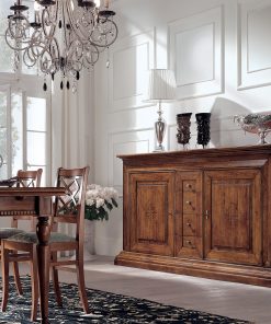 Credenza 2 porte e 4 cassetti con segreto