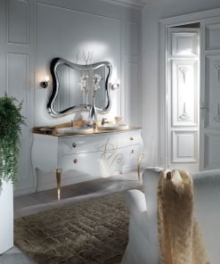 Mobile bagno doppio lavello con 2 cassetti