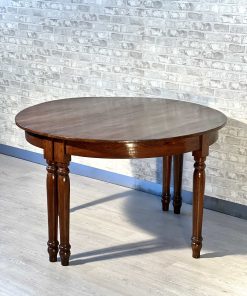 Tavolo allungabile originale in abete composto da due consolles