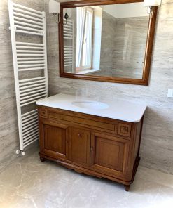 Mobile da bagno con 2 porte, 2 cassetti e 1 cestone