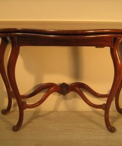 Tavolino da gioco originale in mogano