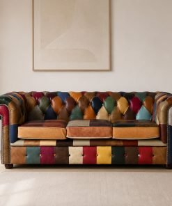 Divano Chesterfield 3 posti mod. Harlequin