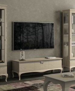 Porta TV 3 cassetti in frassino