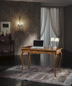 Scrittoio 2 cassetti con piano parquet