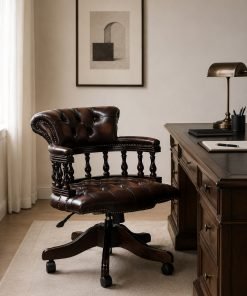 Poltrona Chesterfield da ufficio mod. John