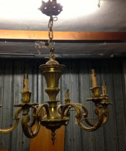 Lampadario in bronzo
