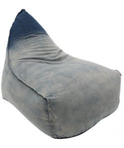 Pouf - poltrona denim slavato