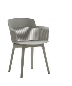 Poltroncina polipropilene colore grigio