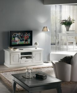 Porta TV con 2 ante e 1 cassetto